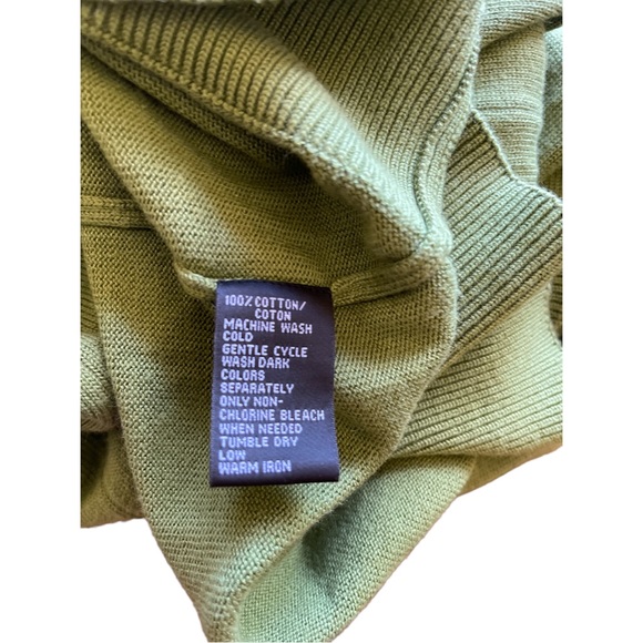 Greg Norman 100 percent cotton sweater green size l - Picture 6 of 6